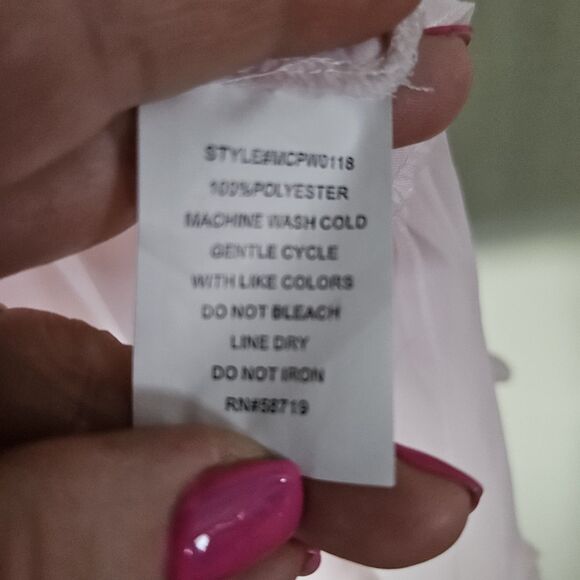 NWT Notations Women’s Size L Pink Two Piece Blouse Set Camisole + Shell Layer - Picture 5 of 10